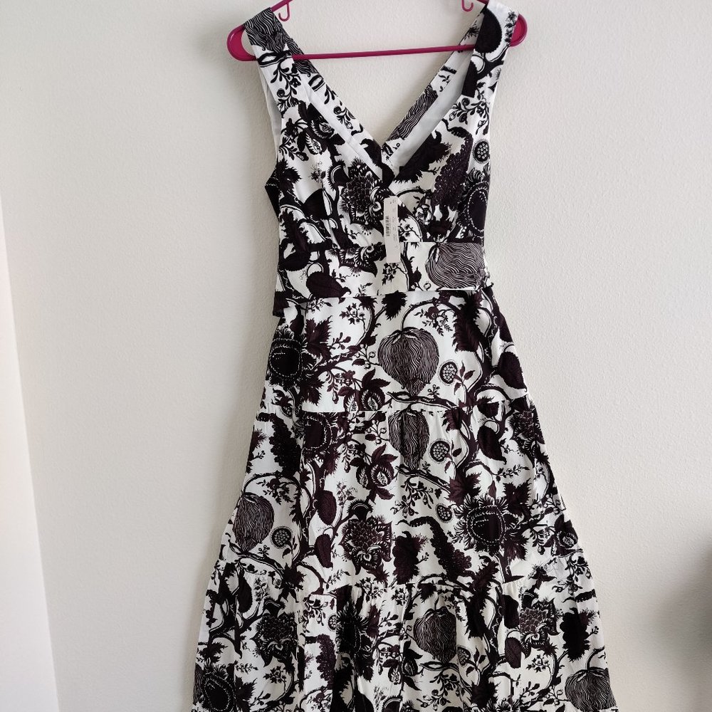 J.Crew Tiered sleeveless maxi dress in Ratti print
